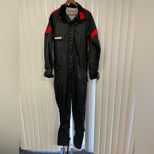 Thunderwear One-Piece motorcycle suit snowmobile etc. size M unisex black red